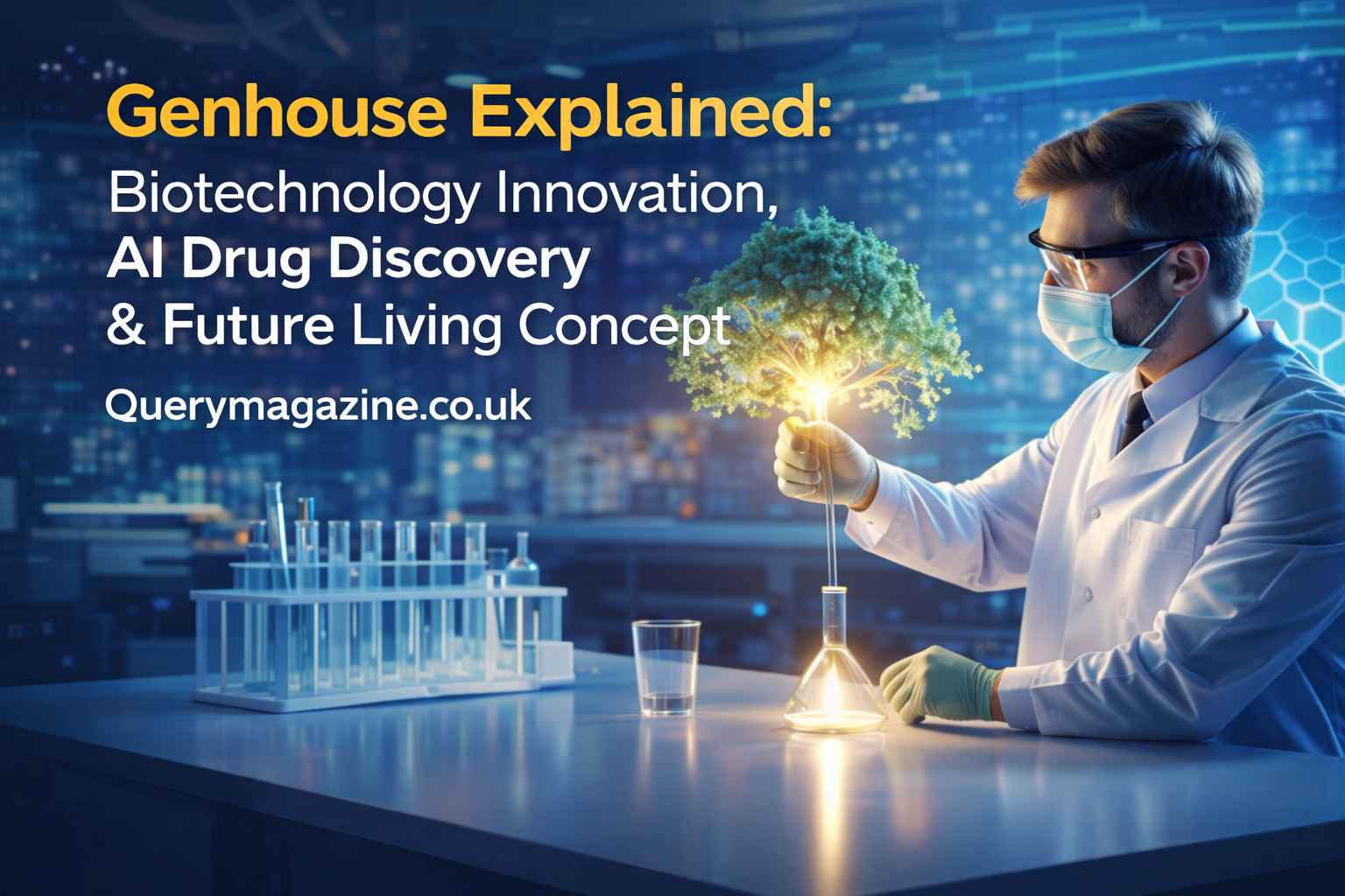Genhouse Explained: Biotechnology Innovation, AI Drug Discovery & Future Living Concept